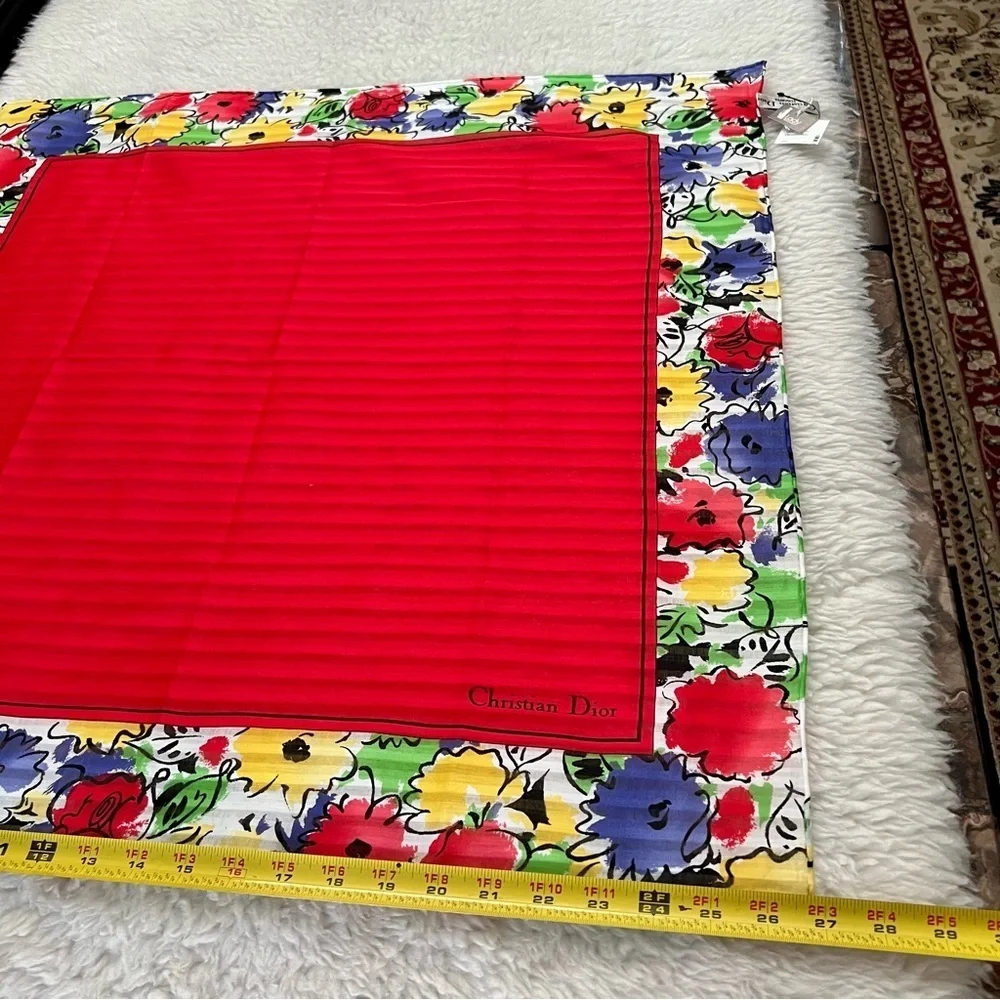 Christian Dior Echarpes Multicolor Shawl/Scarf 27”